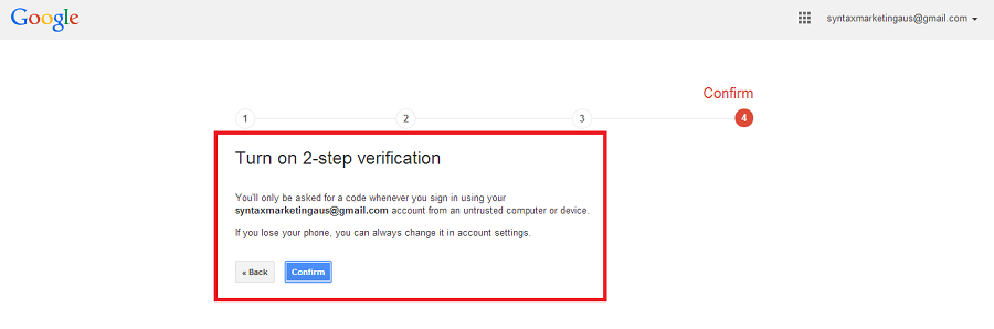 How to Add 2Step Authentication to your Gmail Account