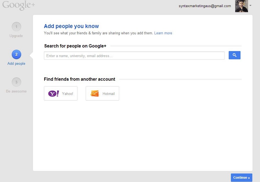 Google Plus Add People You Know